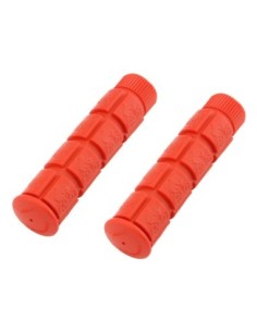 BLock Grips 7/8 long 120mm Red.